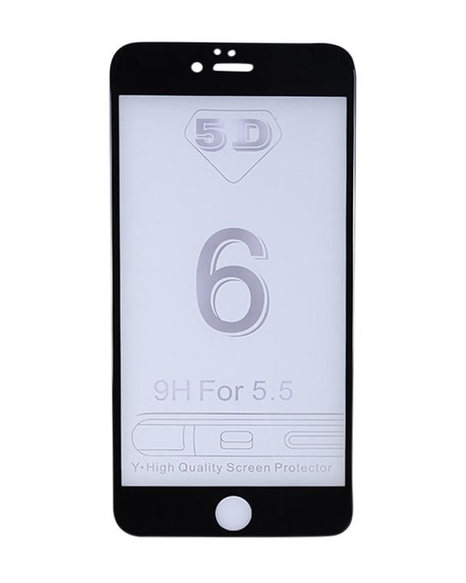 5D Tempered Glass Screen Protector for iPhone 6 - Black