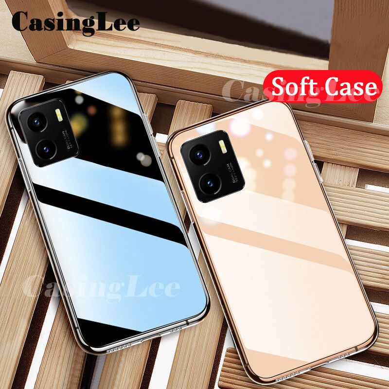 2PCS for VIVO Y15S case Soft Transparent Full Protection Clear Back Cover VIVO Y15S Phone cases For girls and Boys