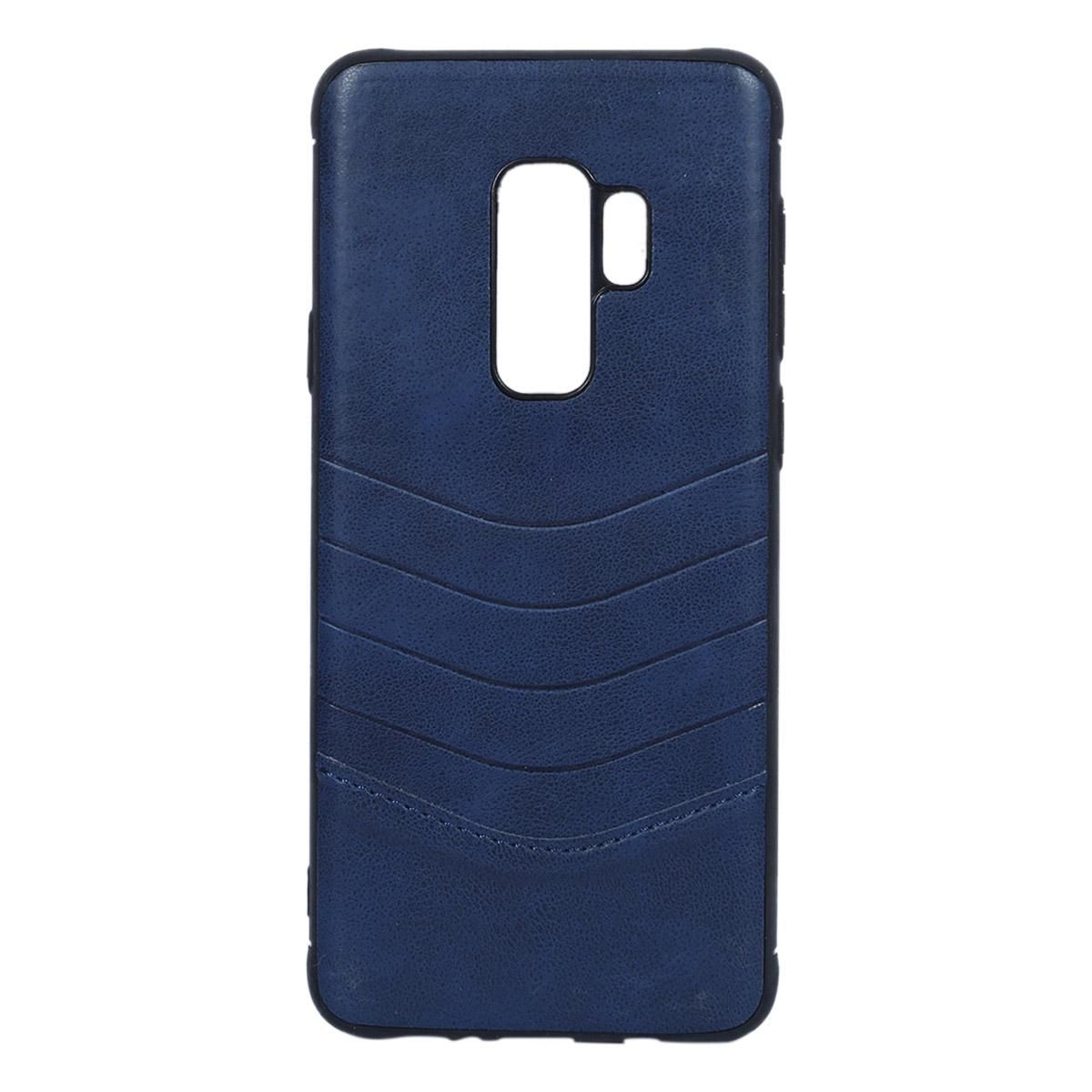 Leather Back Cover for Samsung Galaxy S9 Plus