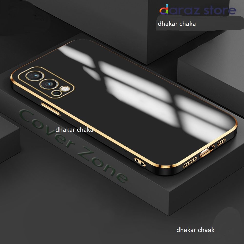 For onepluse nord 2 Auroras 6D Plating Luxury Electroplate Cover Shockproof Soft Silicone Back Cover Case