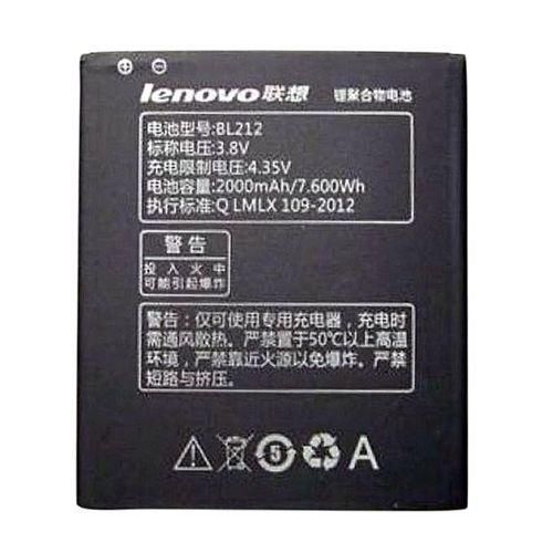 Mobile Battery for Lenevo BL212 - 2000mAh  - Black