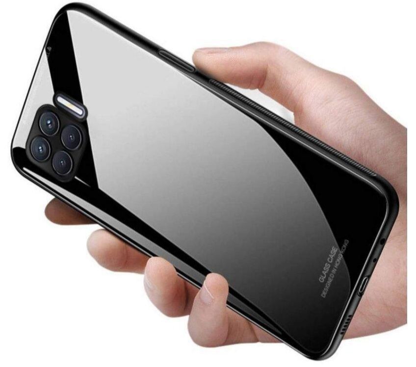 Glass case back cover For oppo F17 pro