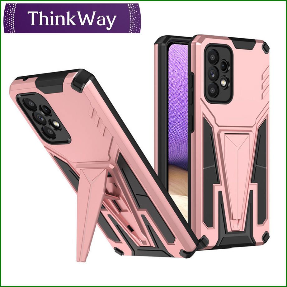 Invisible Magnetic Bracket Phone Case Drop Shockproof Phone Case Rotatable Bracket Protective Cover For Samsung A32 4G & Samsung A32 5G