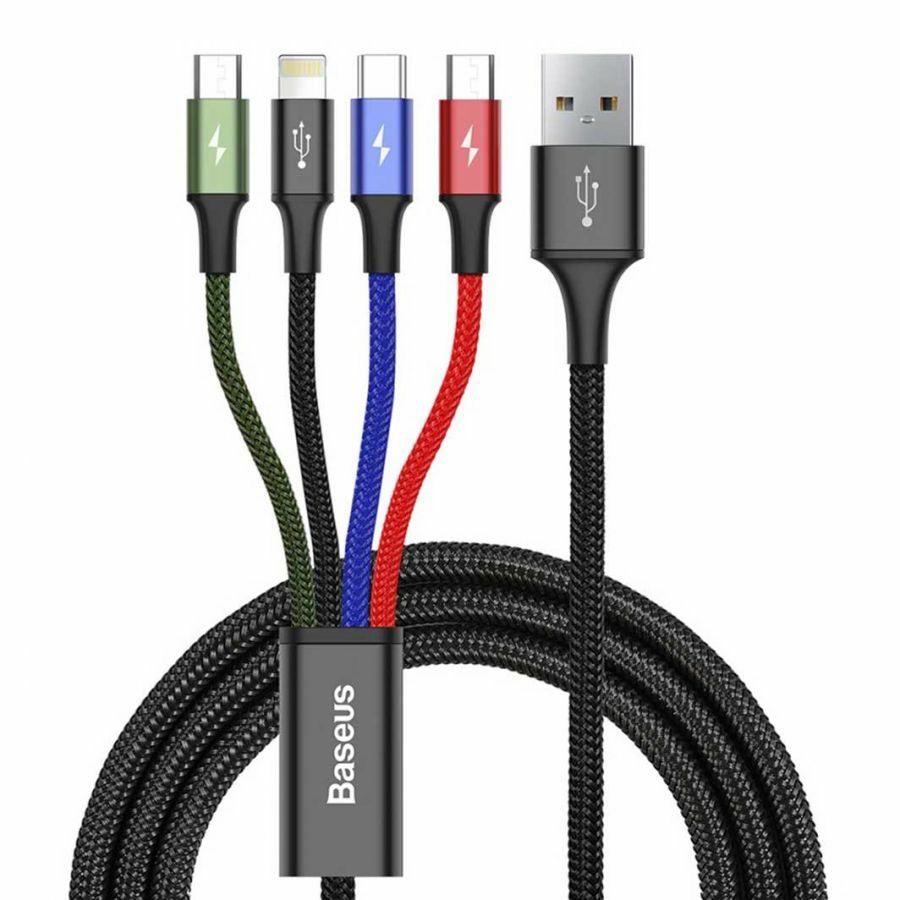 BASEUS 4 IN 1 RAPID SERIES TYPE-C MICRO USB CABLE