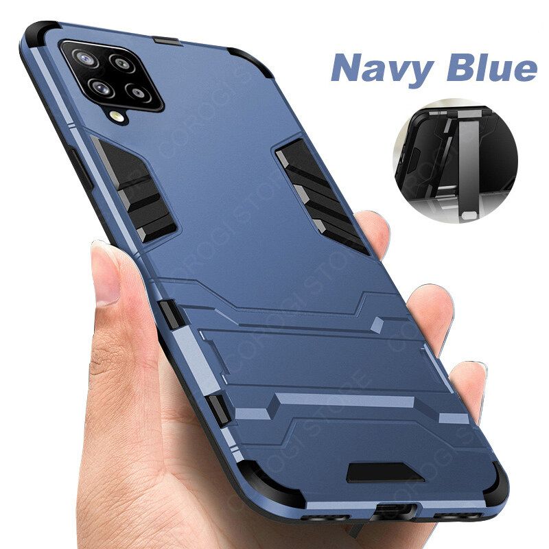 For Samsung Galaxy M62 Cover Shockproof Hybrid Armor Stand Holder Design Phone Case Hard Plastic Soft TPU Silicone Bumper Protective Back Cover