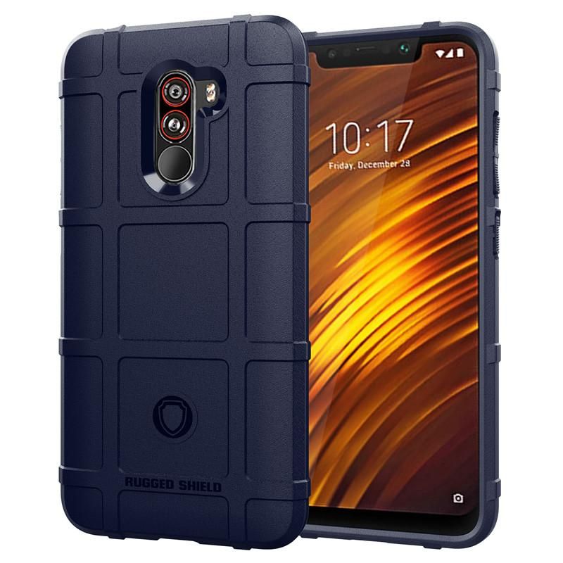Soft Silicone TPU Phone Case 360° Full Body Protection Phone casing for Xiaomi Pocophone F1 6.18"