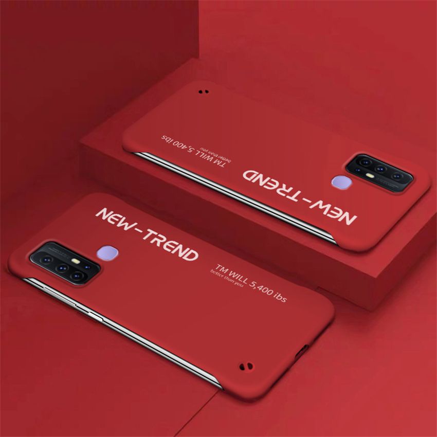 lthmy For VIVO Z6 5G Ultra Thin Frameless Matte Hard Plastic Phone case Shock Absorption TPU Bumper Casing Back Cover