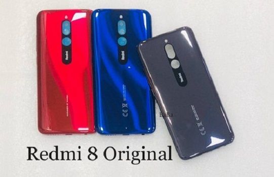 Backsheel for Xiaomi Redmi 8 Replacement Back Battery Cover For  Xiaomi Redmi 8 Back Rear Glass Case - Phone