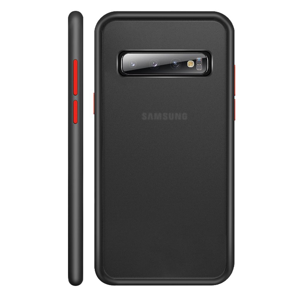 Shockproof Matte Transparent Case For Samsung Galaxy S10 Phone Case Hard Silicone Bumper Cover