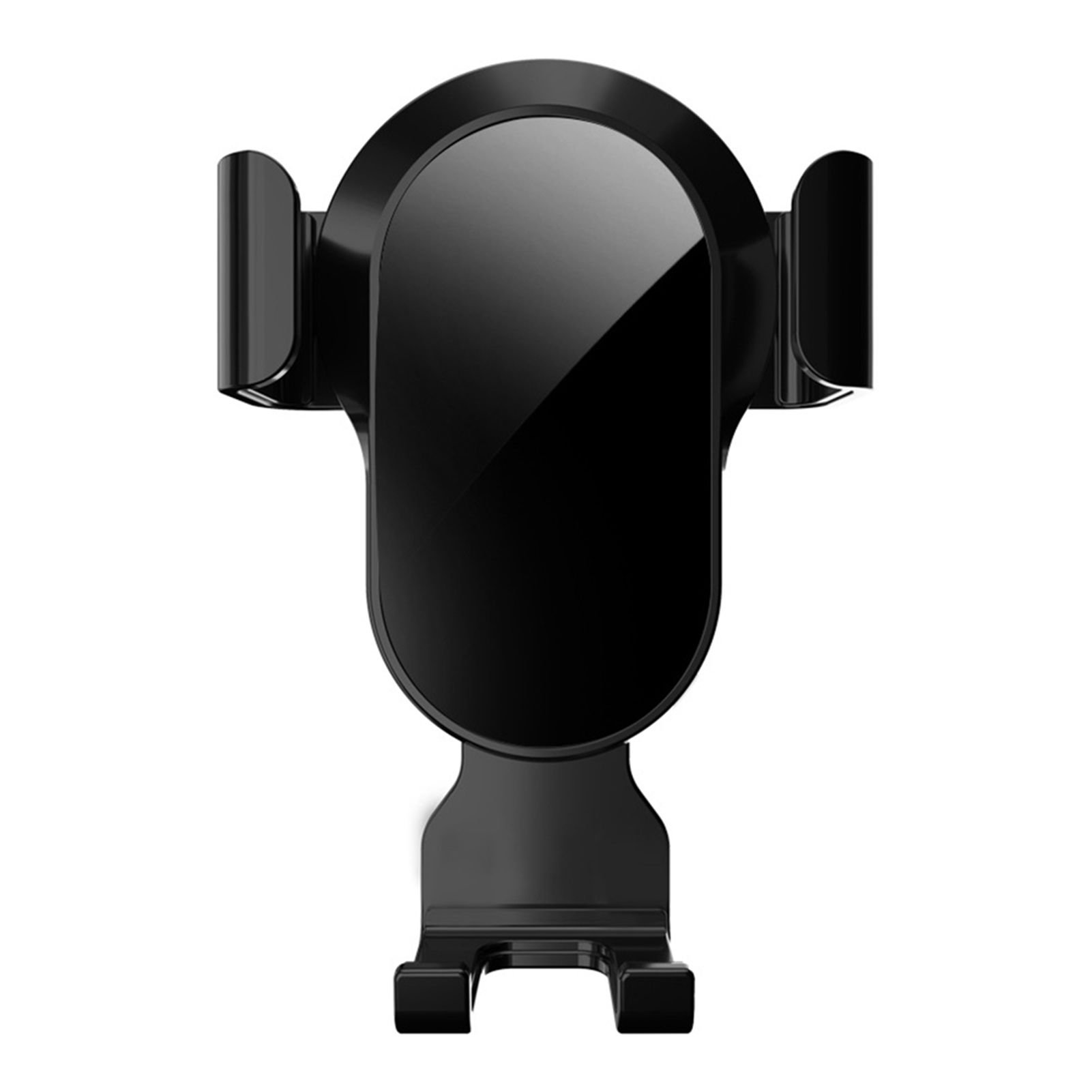 Car phone holder nylon mute automatic locking car air outlet phone mirror bracket navigation phone holder with Portability