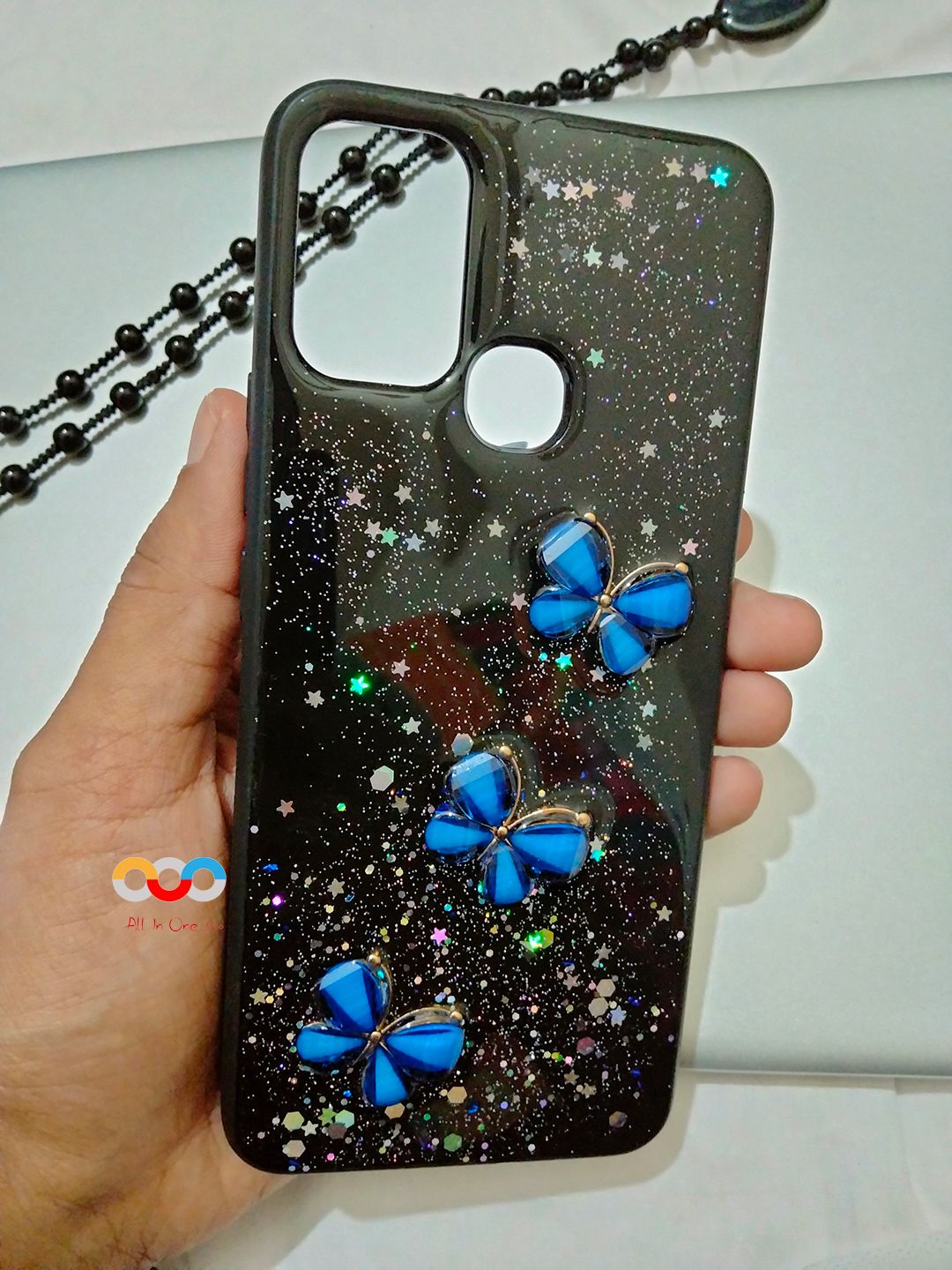 Infinix 10 Play Ladies Beautiful Butterfly Back Cover Phone Case