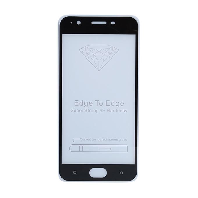 5D 9H Tempered Glass Screen Protector  for Oppo A57 -Black