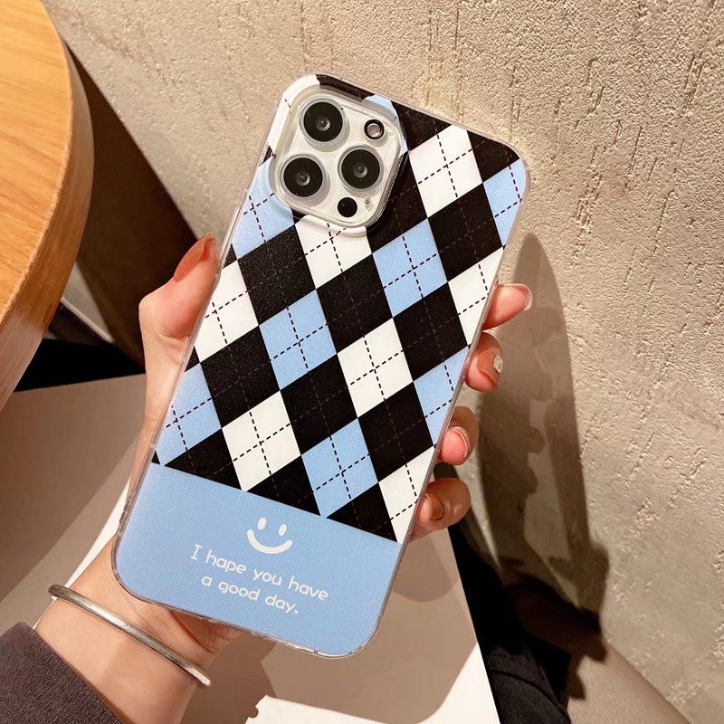 Olige Case For Xiaomi Mi 12 11T Pro 10 11 Lite Ultra Mi Poco M3 Pro F3 X3 Pro NFC Mi 10T 9T Pro 9 8 SE Korean Series Diamond Grid Trend Fashion Shockproof TPU Soft Phone Cover