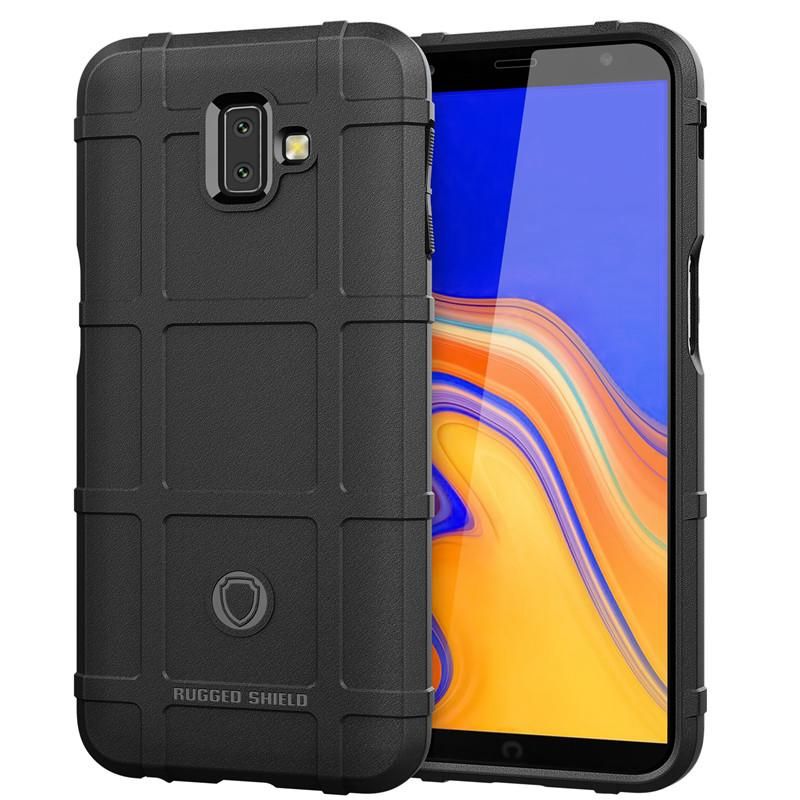 Rugged Shield Silicone Case For Samsung Galaxy J6 Plus(2018)/J6 Prime Cases Military Heavy Duty Protect Phone Cover