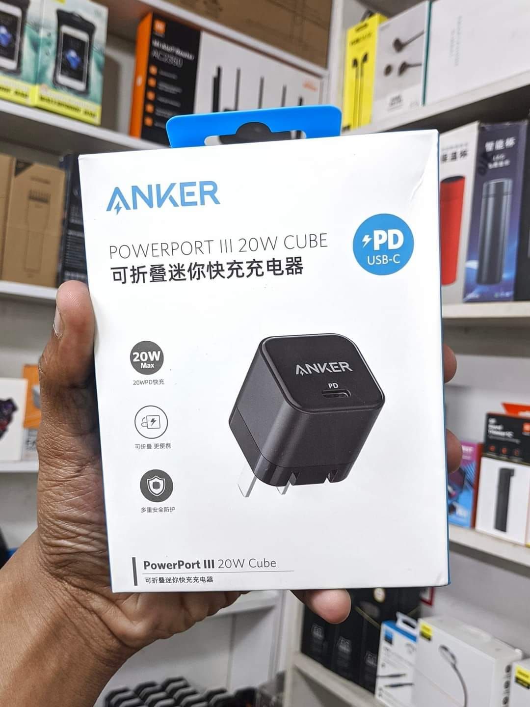 Anker PowerPort III 20W Cube USB-C Adapter