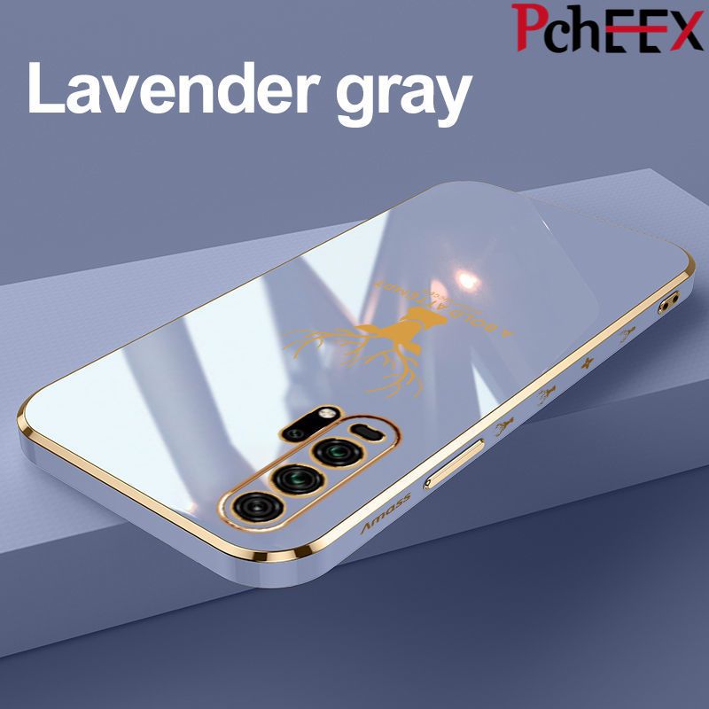 For Huawei Honor 20 Pro Phone Case, Aesthetic Drop Resistant Straight Edge Electroplated Soft Shell