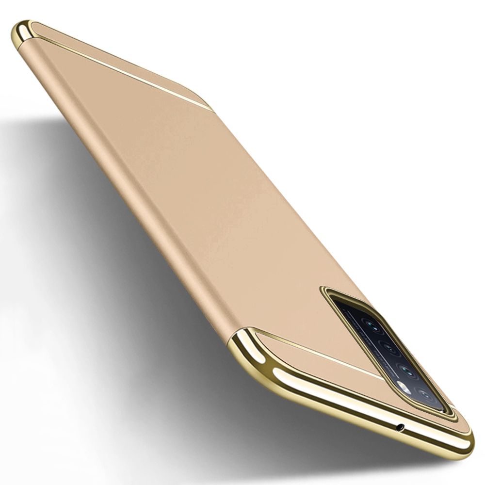 For Huawei Nova 7 3 in 1 Combination Hard Case Coated Anti-Fingerprint Non Slip Matte Surface Electroplate Frame Cover
