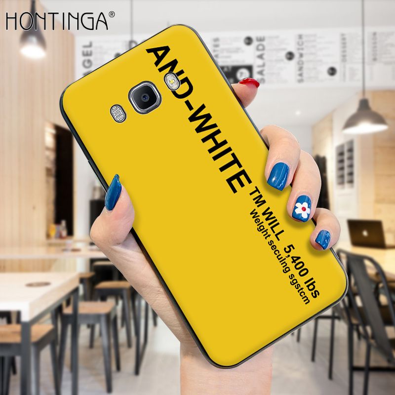 Hontinga for Samsung J7 2016 Case Simple Generous Clean Color Girls Boys Cases Shockproof Soft Silicone TPU Phone Cover