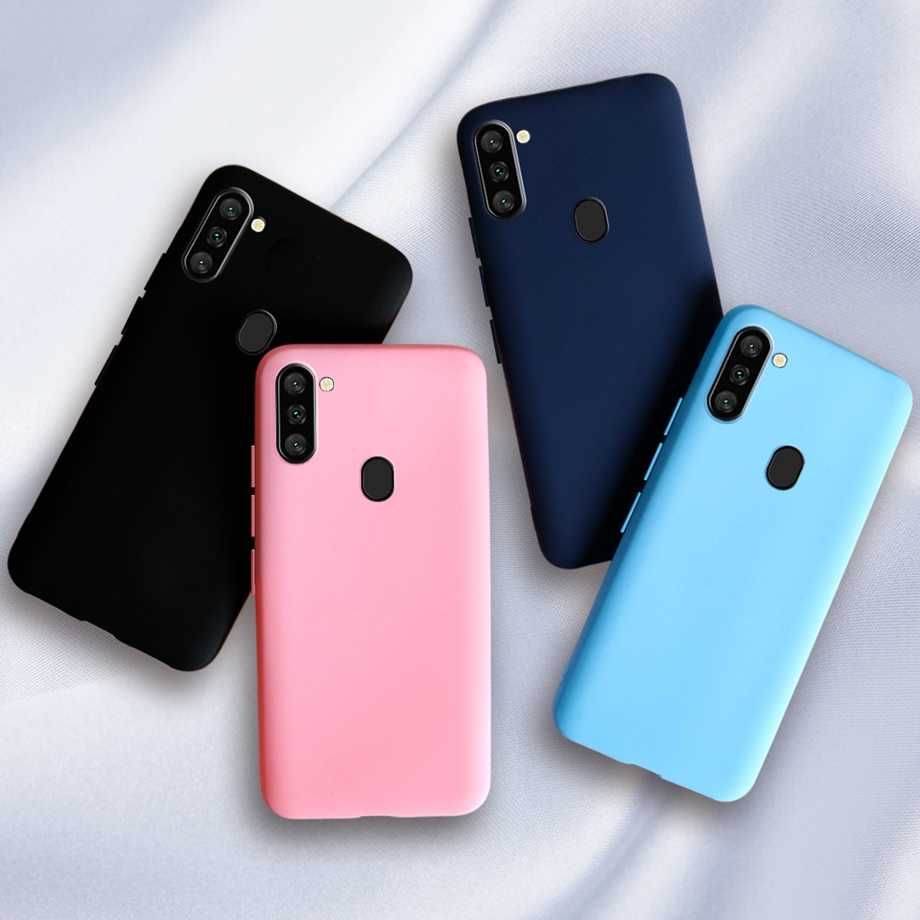 For  Samsung Galaxy M11 luxury silicon protect Back Cover soft case