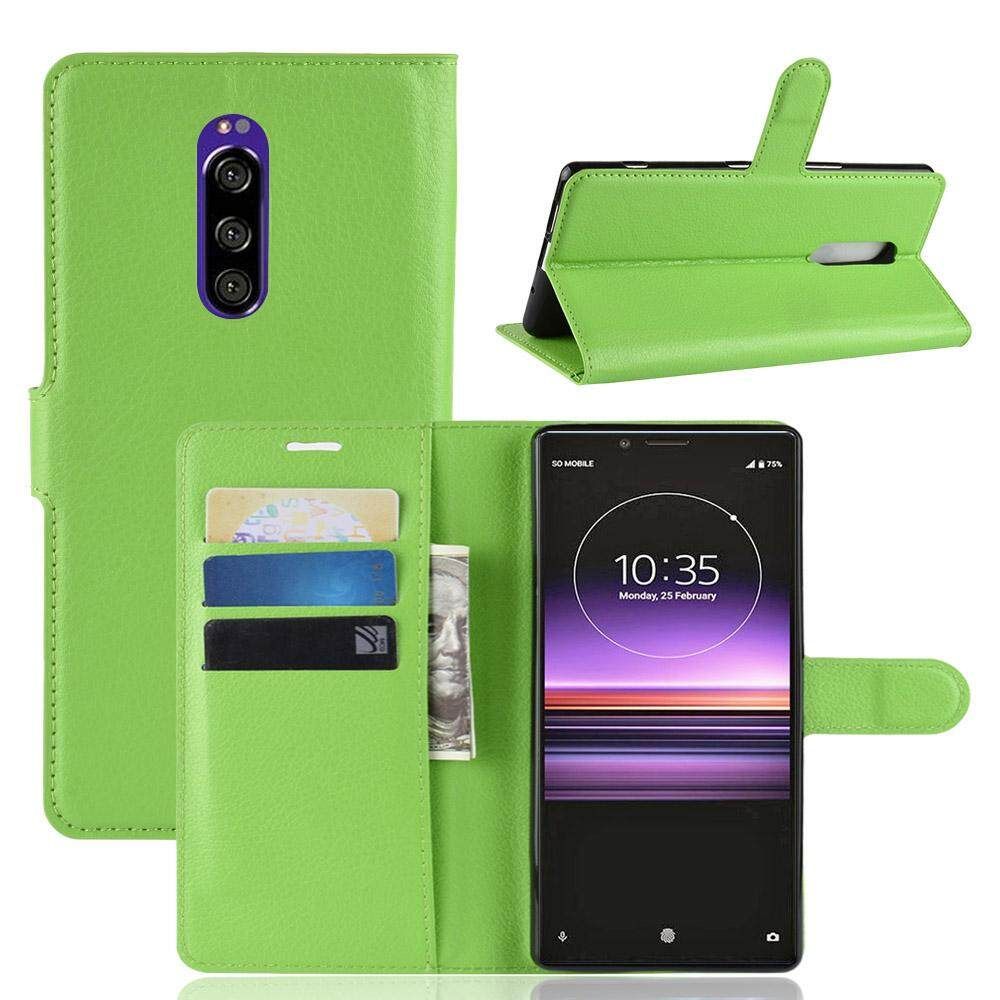 PU Leather Cover For Sony Xperia 1 / Sony Xperia XZ4 Case Flip Magnetic Closure Stand Wallet Phone Casing