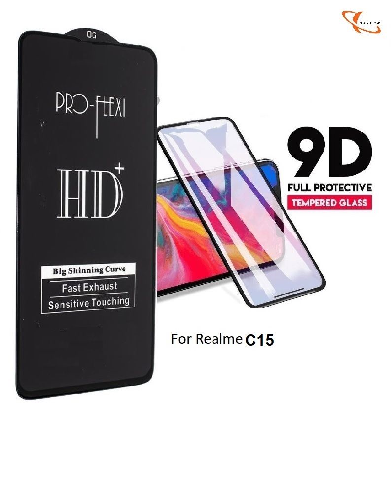 Realme C15 OG HD+PRO FLEXI PREMIUM Tempered Glass Screen Protector-Transparent