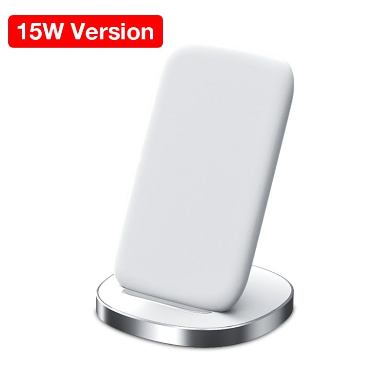 Genai 15W Wireless Charger Stand Desk Phone Holder Inductive Charger For Samsung S21 S10 S20 Quick Charge Dock For iPhone