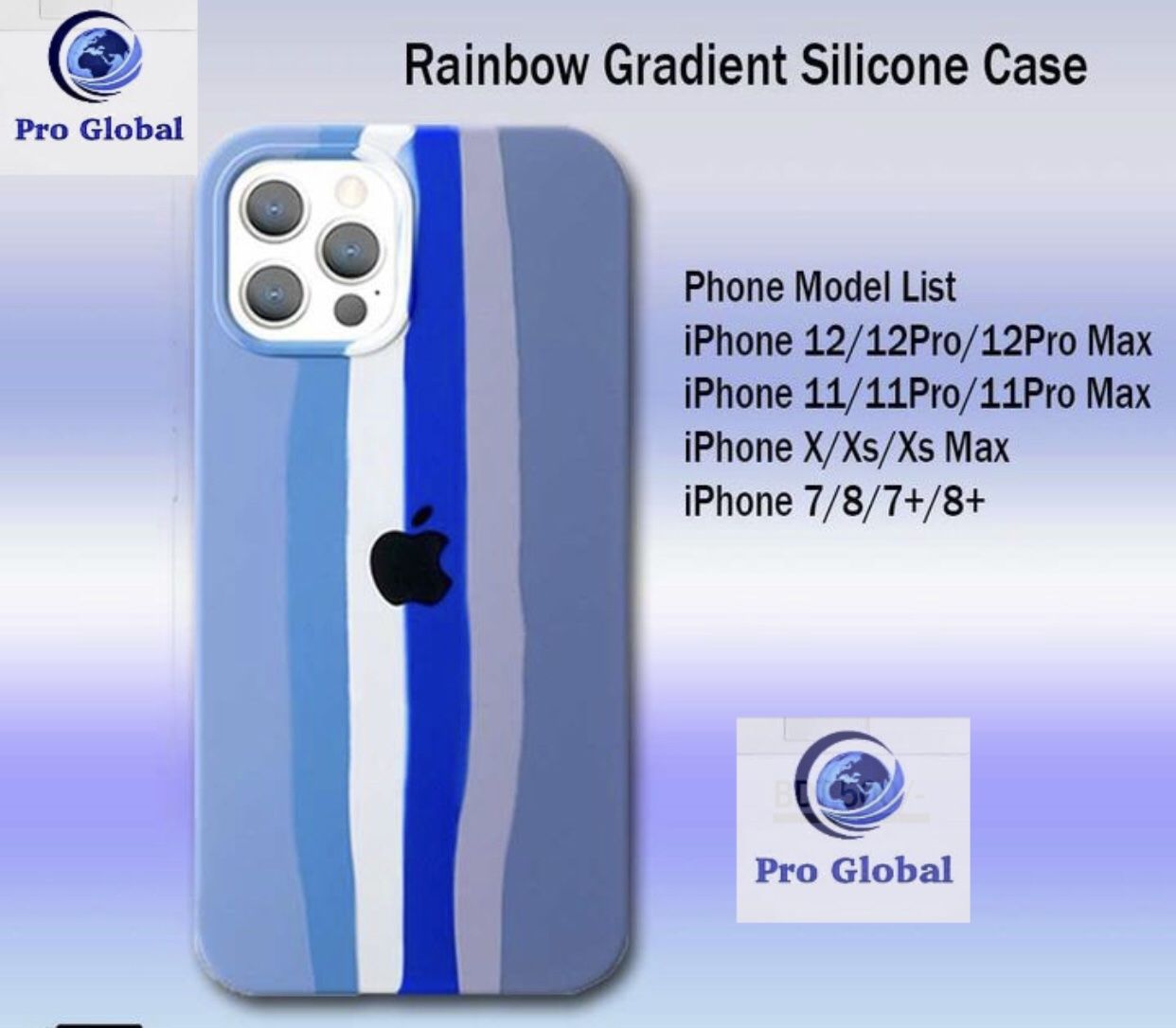 SKY Rainbow official silicon case For iPhone All model