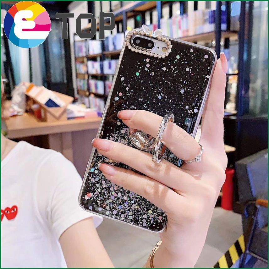 Samsung S21plus mobile phone shell drop glue flash powder note20 protective sleeve star 71A52A32 suitable for S20 new