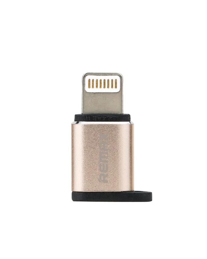 Micro USB to Lightening Converter Adapter - Gold
