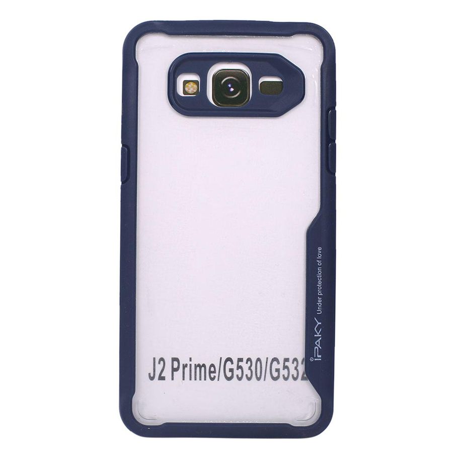 for Samsung Galaxy j2 prime - Ipaky Bumper Protective Transparent Case