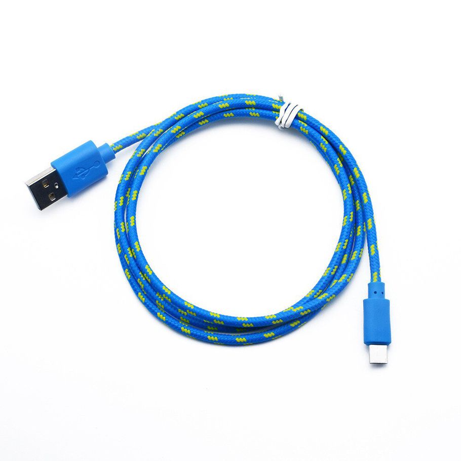 USB Type C Cable 2A Fast Charging USB-C Charger for Xiaomi Mi 9 8 Samsung S10 S9 Oneplus 7 6t 6 Type-C USBC Data Nylon Cord