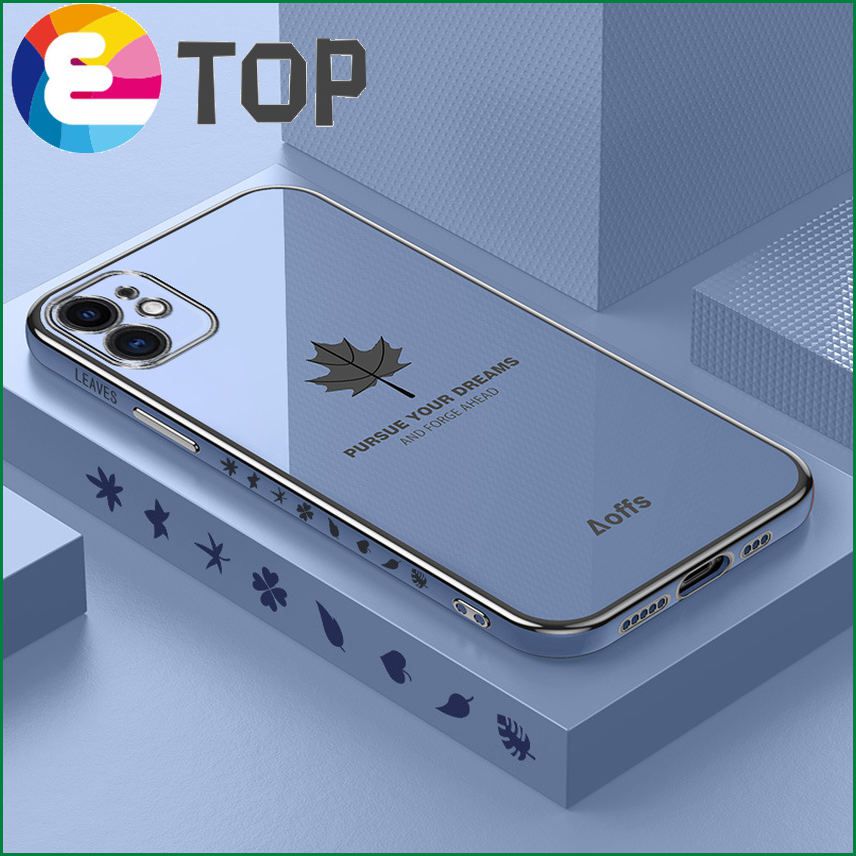 oppoReno6 mobile phone shell Rubik's cube electroplating maple leaf suitable for realmeGT protective sleeve silicone 4a93A52 new