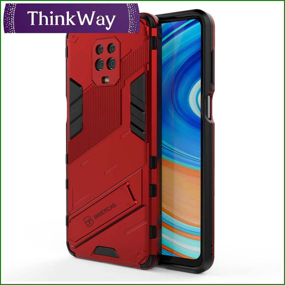 Back Cover Anti-Fall And Anti-Slip Phone Bracket Lens Protection Cover Case For Redmi Note9 4G foreign version/Redmi 10X 4G & Redmi Note9 4G China Version/Redmi 9 Power/Redmi 9T