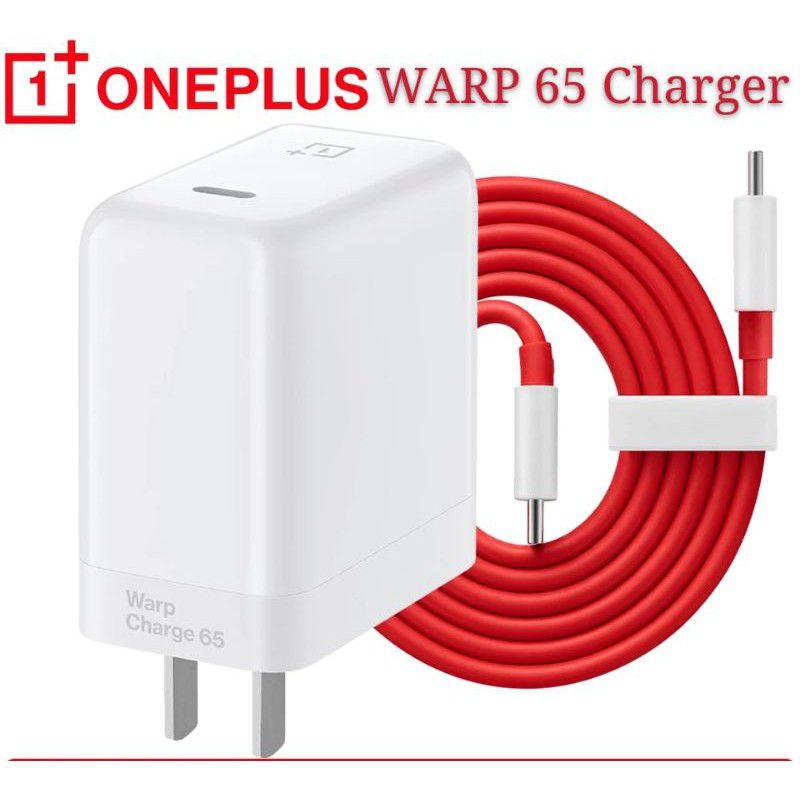 One plus 65W PD Warp Charger with Type C to Type C cable