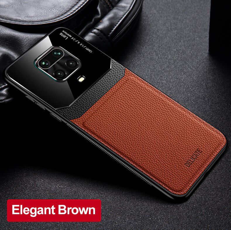 Shockproof Case for Xiaomi Redmi Note 9S 9 Pro Max Leather Lens Glass Phone Back Cover For Redmi Note 8 Pro 8T 8 8A K20