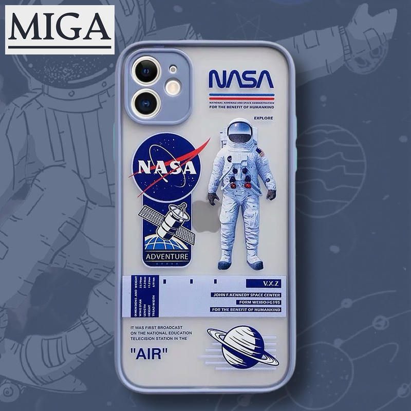 Space Astronaut Phone Cases For iPhone 12 Pro Max 7 8 Plus XR Case For iphone 12 11 Pro Max Mini X XS SE2 case Planet Star Frosted Soft Back