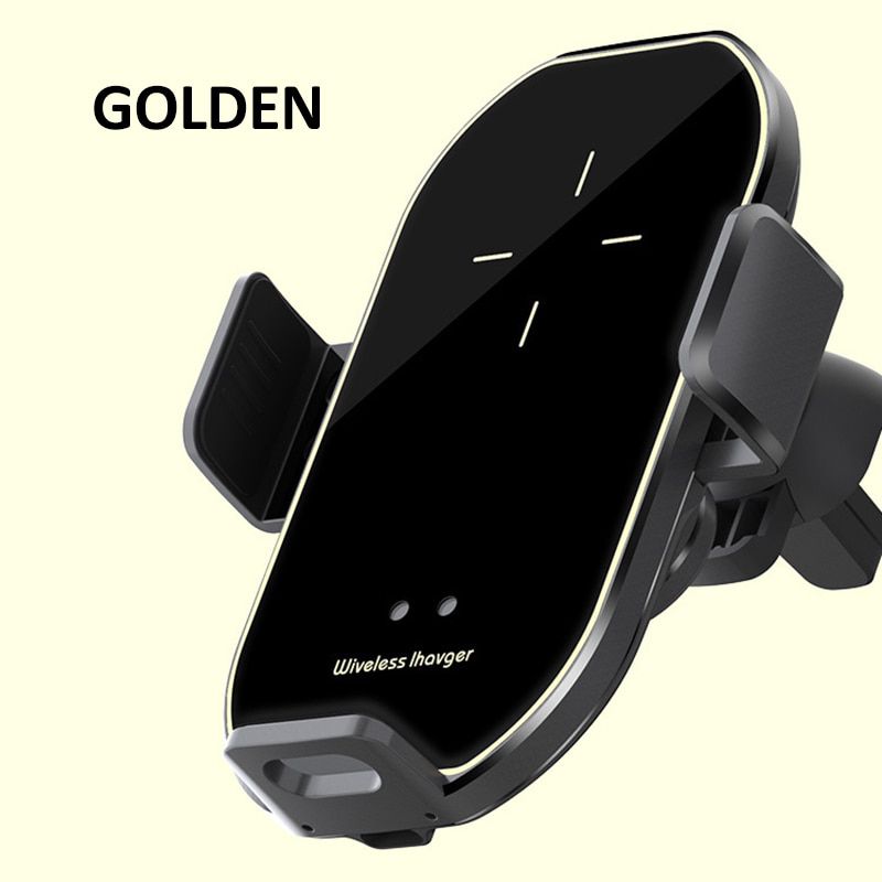The New Smart Infrared Sensor Car Wireless Charging Car Fast Charging Magic Clip A7 Mobile Phone Holder Wireless Charger