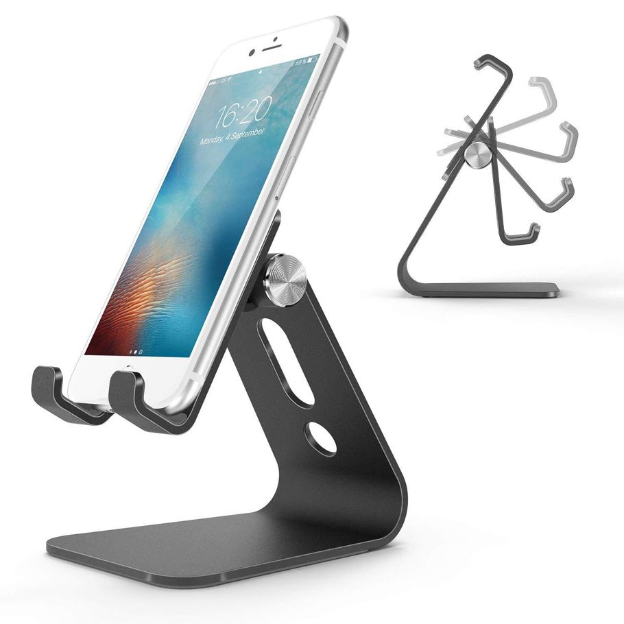 AluM-inium Foldable Desktop Support Phone Holder Mount Tablet Stand For iPhone iPad Smart Phone Universal