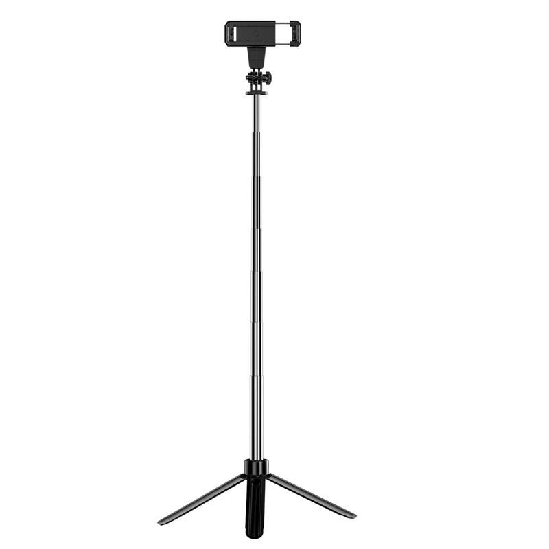 All-In-One Selfie Stick Tripod Extendable Phone Holder with Bluetooth Remote and Tripod For Apple and Android Devices