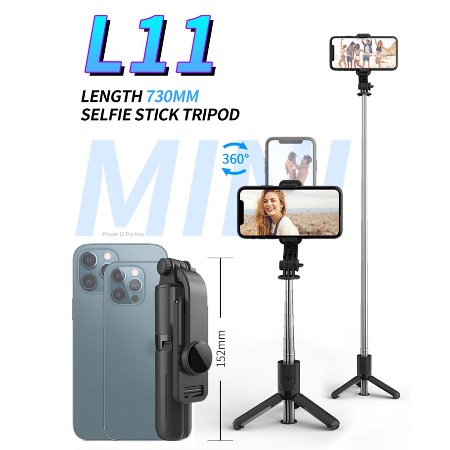 Aluminum Alloymini Bluetooth-compatible Tripod Selfie Stick Selfie Stick Foldable Mini Tripod With Fill Light Shutter Remote Control For Ios Android with wear-resisting property