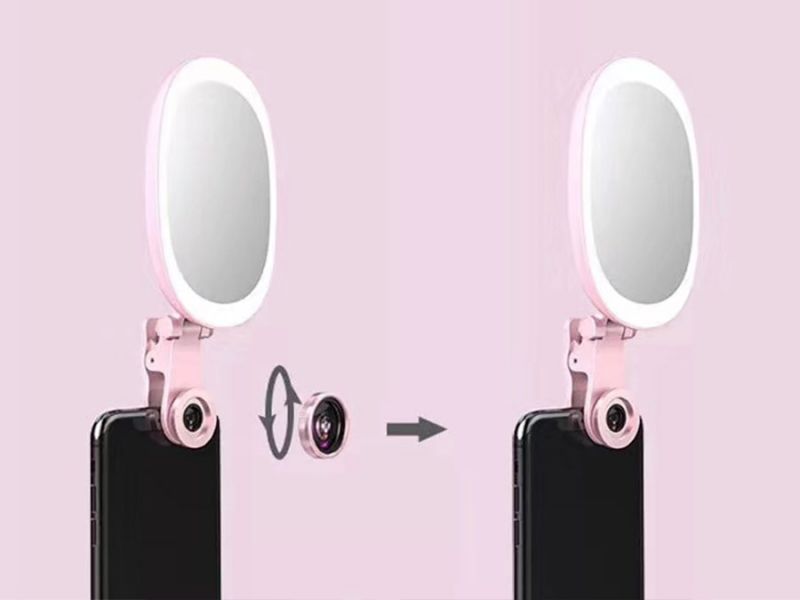 M-928 Premium Quality Beauty LED Flash Light & Lens For Selfie Shutter Lovers - 1 Pcs Set