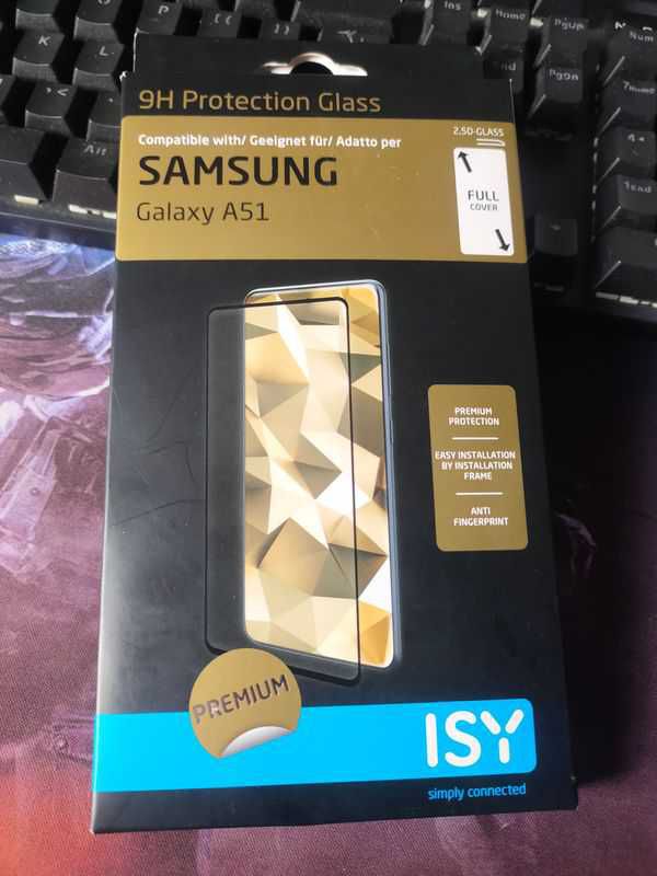 ISY SAMSUNG A51 9H GLASS PROTECTOR