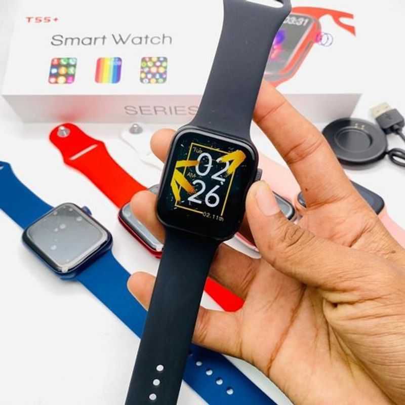 T55+ 1.75” IPS 320*385 Full touch screen Smart Watch