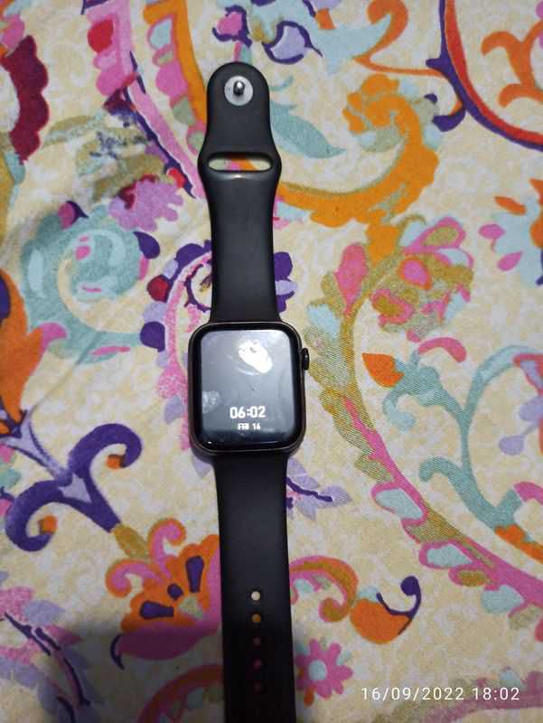 w46 smart watch, black colour