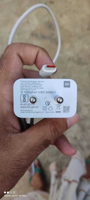 Redmi Note 10 pro charger