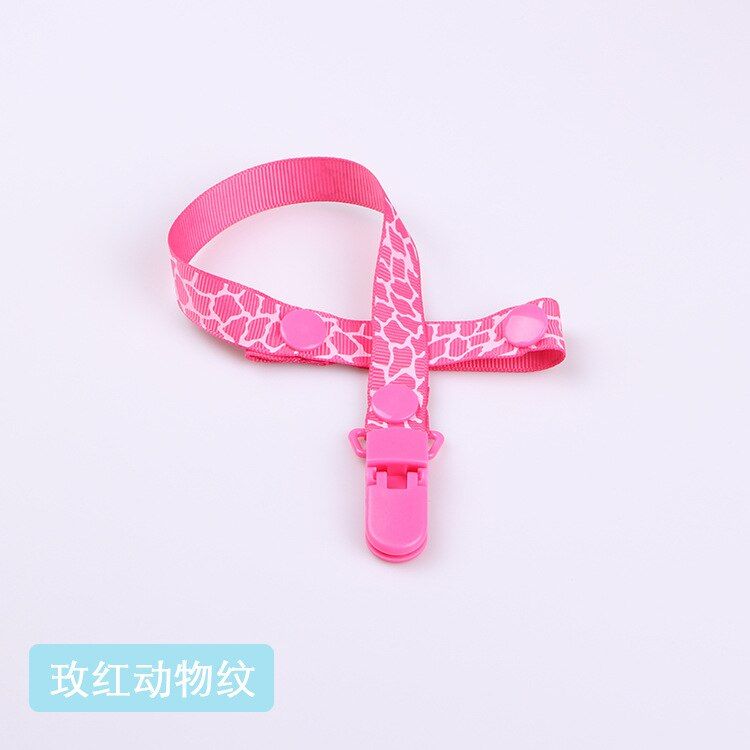 1PCs Colour Nipple Baby Pacifier Clip Chain Infant Boys Girls Cute Cartoon Bear Letters Toys Pacifier Chain Holder Baby Feeding