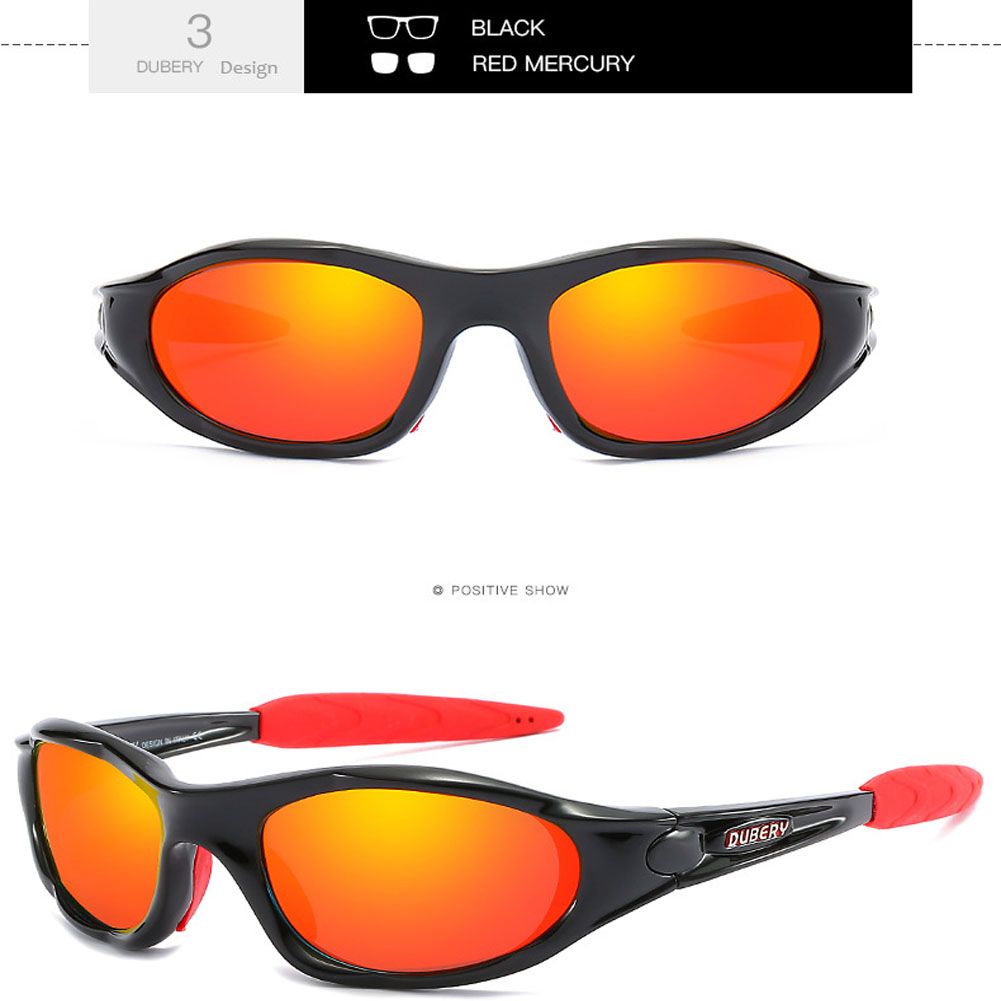 Yfashion DUBERY Men Sports Polarized Sunglasses UV400 Driving Fishing Summer Riding Sun lasses Lenses Color