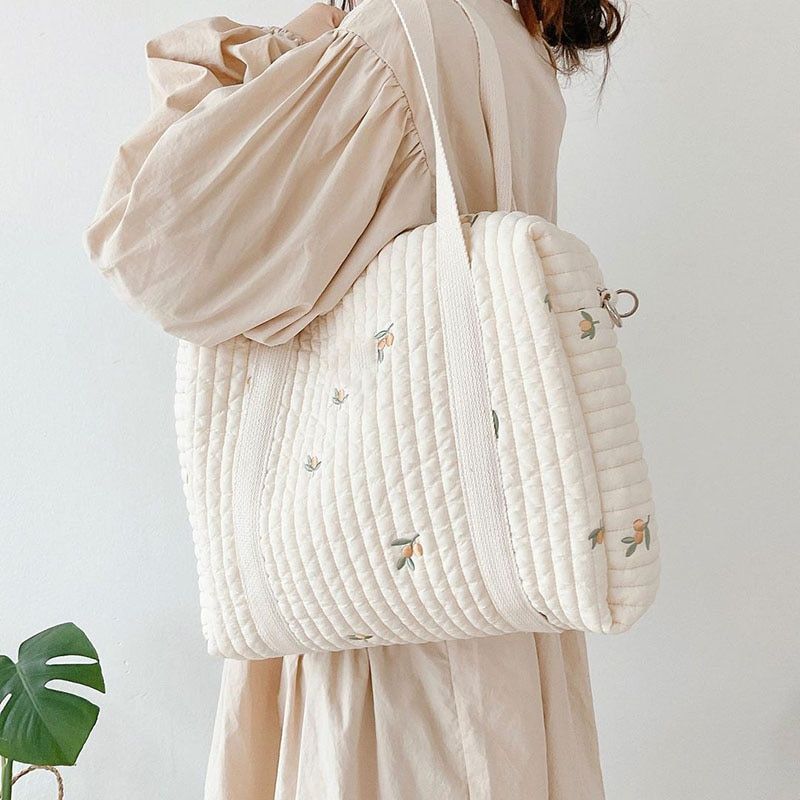 Cartoon Bear Mommy Bag Large Capacity Mom Diaper Baby Stroller Bag Multifunction Women Shoulder Handbag Travel Diaper Bags