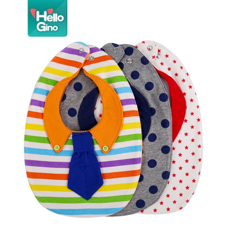 Newborn Toddler Baby Bib Tie Feeding Saliva Towel
