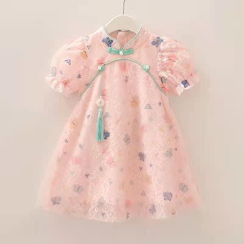 Little Girls Princess Summer(2-10 yrs) Baby Girl Party Dress Baby girl dress kids dress set newborn baby dress